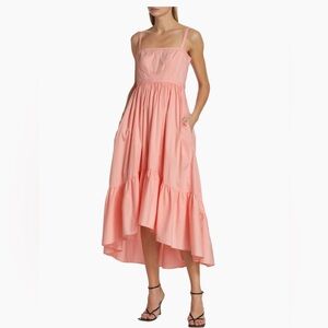 Cinq á Sept Elsie Dress Pale Rose 10 Single-Tiered Midi-Dress 10